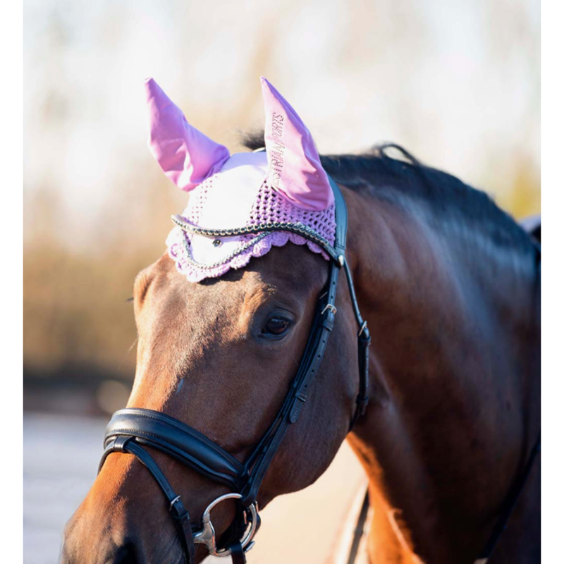 QHP Gloss Ear Net - Sweet Grape-1